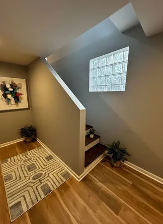 a room with gym equipment