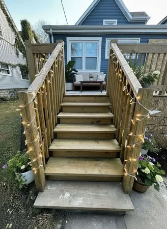 a view of front door