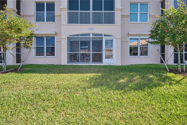 a view of a lake with a city