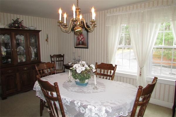 60 Farquhar Road Sturbridge, MA 01566 - Photo 3 of 30 a view of a dining room with furniture window and outside view