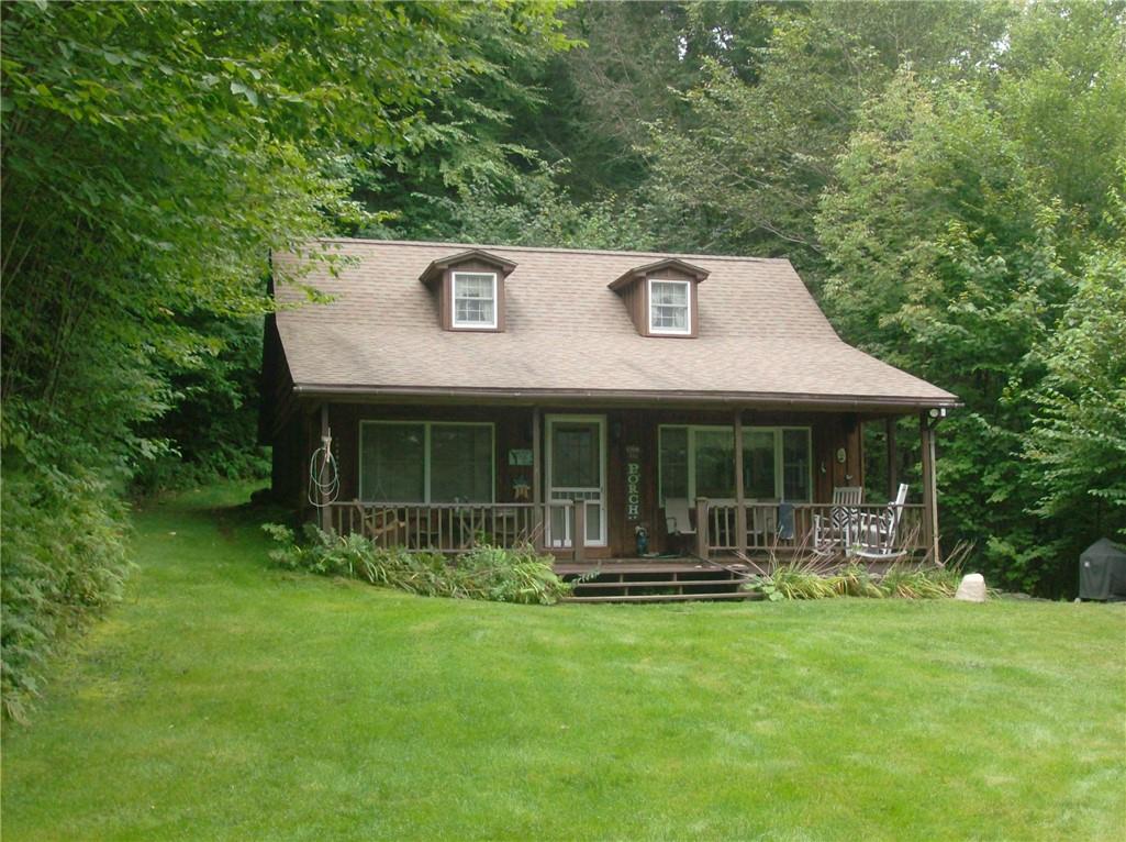 477 Old O & W Road Roscoe, NY 12776 - Photo 1 of 1 View of front of property featuring a porch and a front lawn