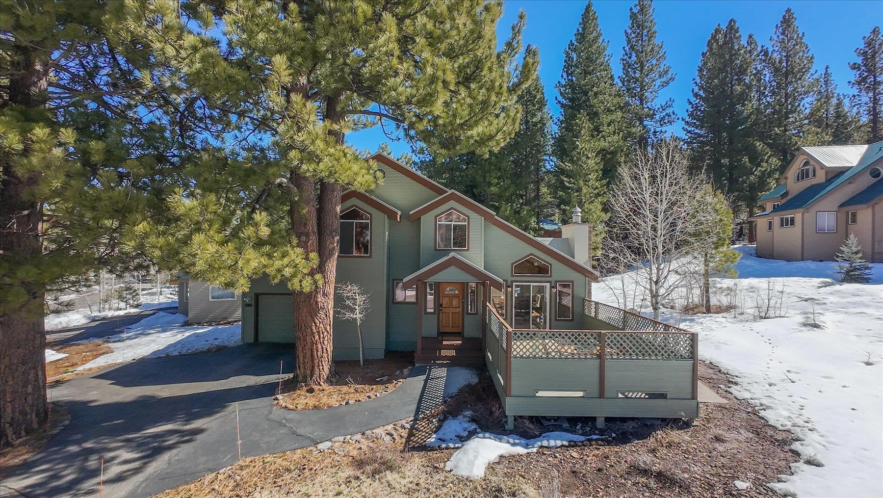 265 Basque Drive Truckee, CA 96161 - Photo 1 of 25 a front view of a house with a yard