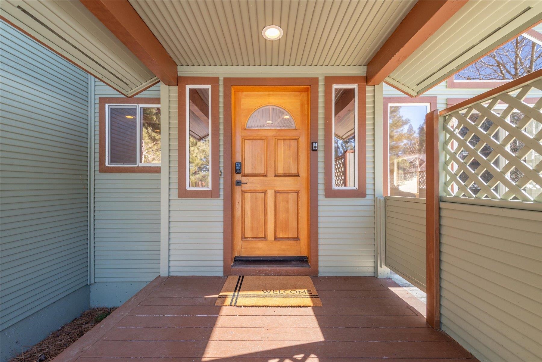 265 Basque Drive Truckee, CA 96161 - Photo 2 of 25 a view of a entryway door with an outdoor view