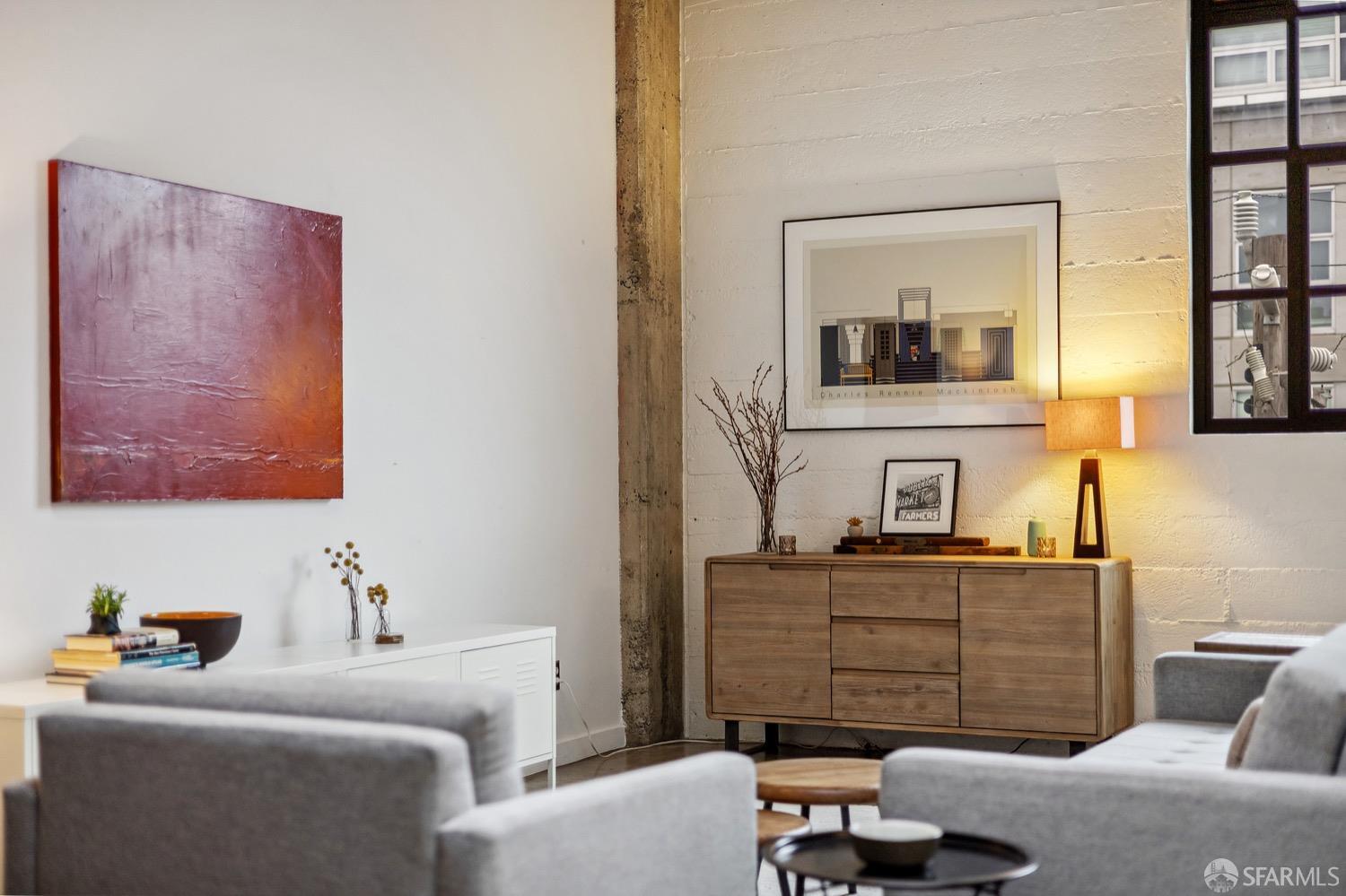 247 4th Street, Unit 406 Oakland, CA 94607 - Photo 42 of 46 a bathroom with a sink and a mirror