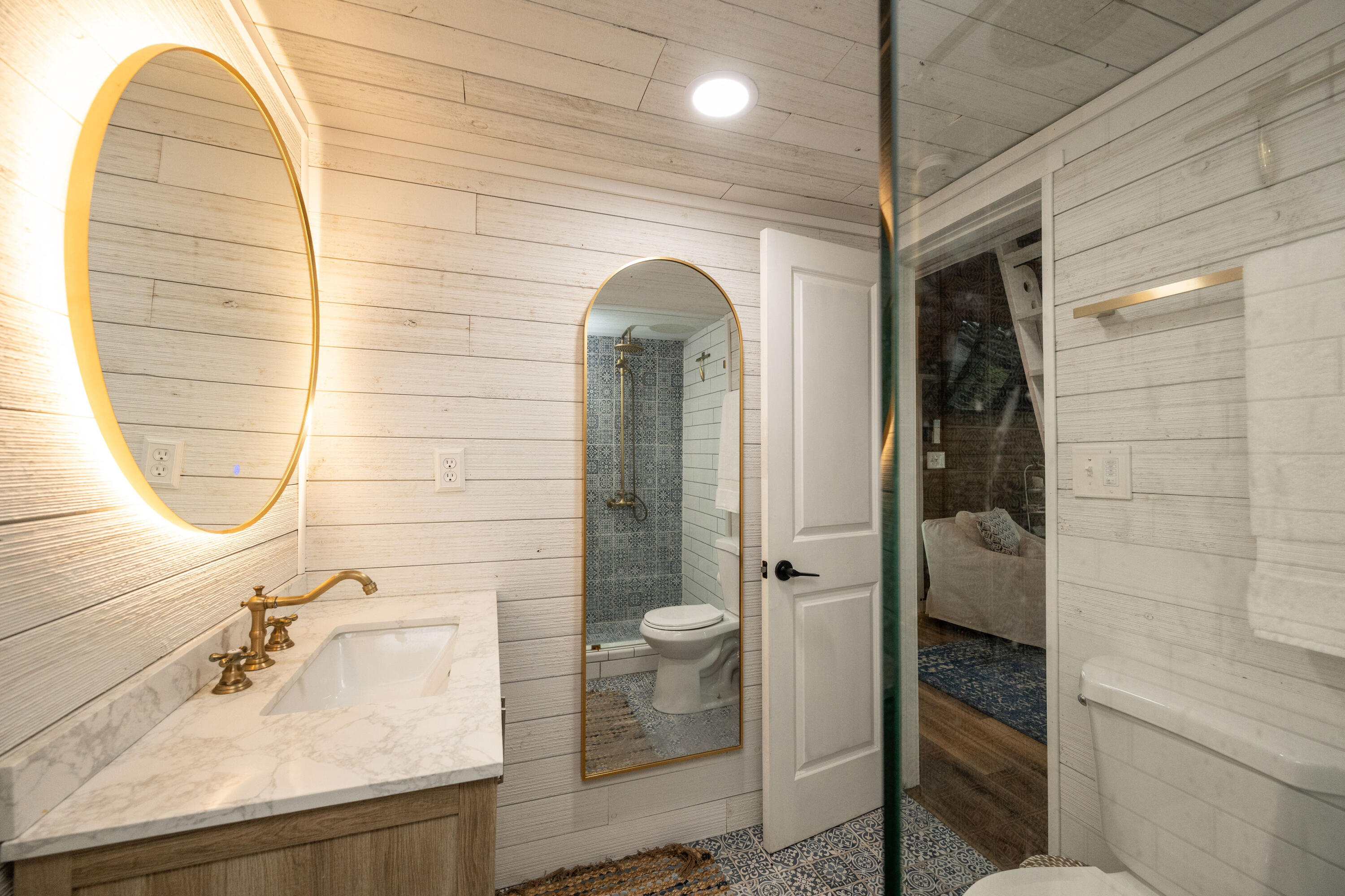 1523 Seminary Street Key West, FL 33040 - Photo 23 of 38 a bathroom with a sink and mirror