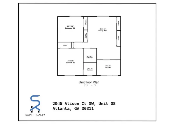 $995 | 2045 Alison Court Southwest, Unit 8, Atlanta, GA 30311