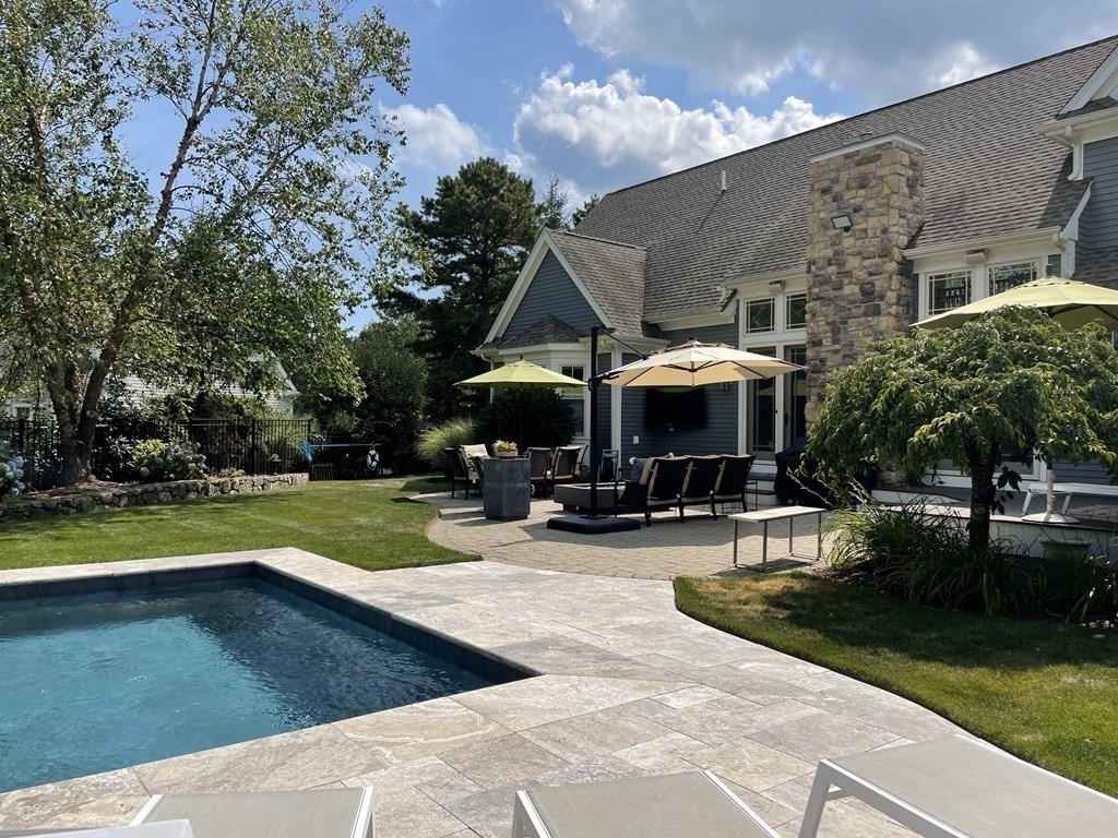 43 Boulder Ridge Plymouth, MA 02360 - Photo 40 of 42 a view of a house with swimming pool and sitting area