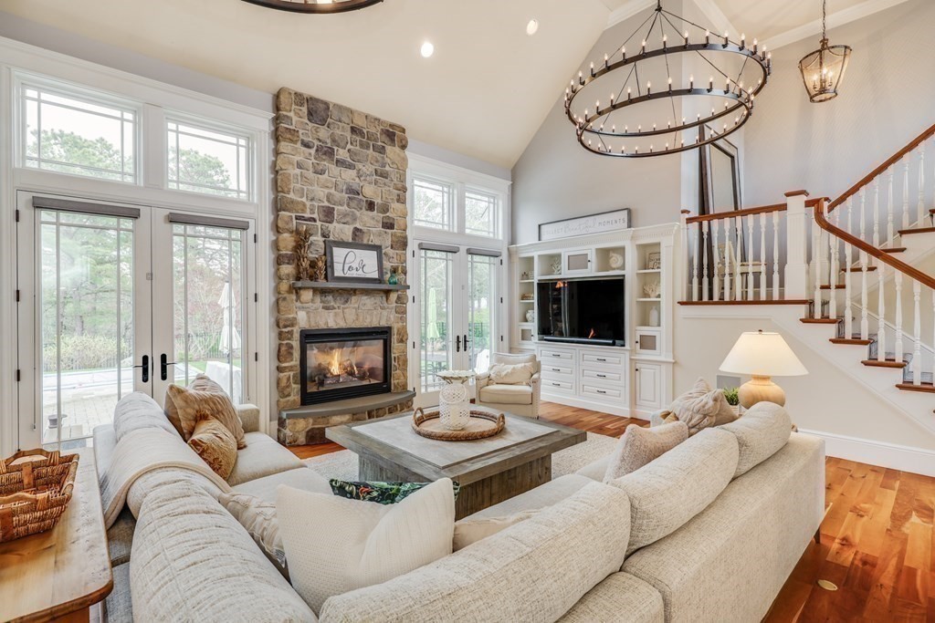 43 Boulder Ridge Plymouth, MA 02360 - Photo 7 of 42 a living room with furniture fireplace and flat screen tv