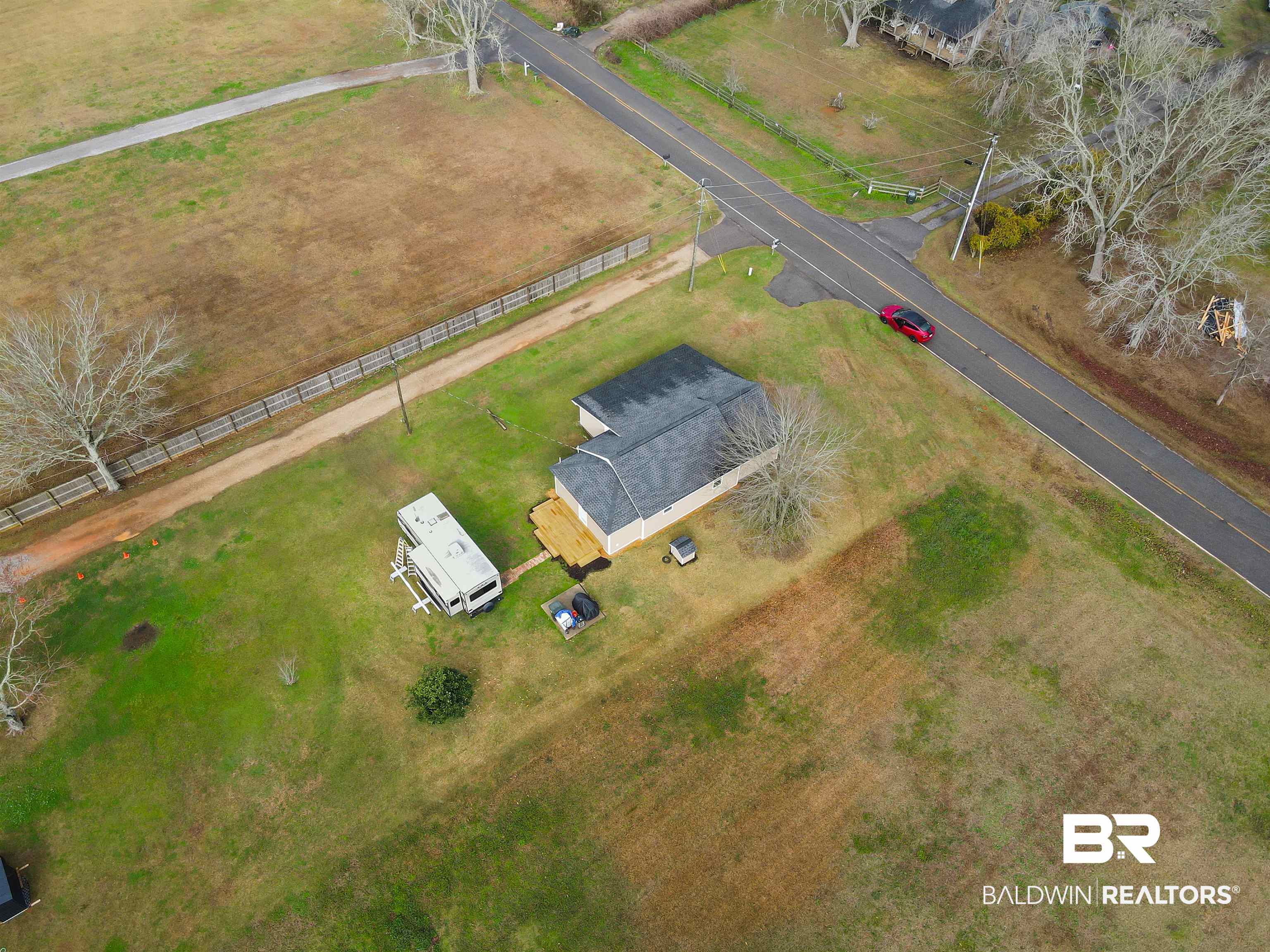 17622 Brewer Road Foley, AL 36535 - Photo 4 of 26 View from above of property