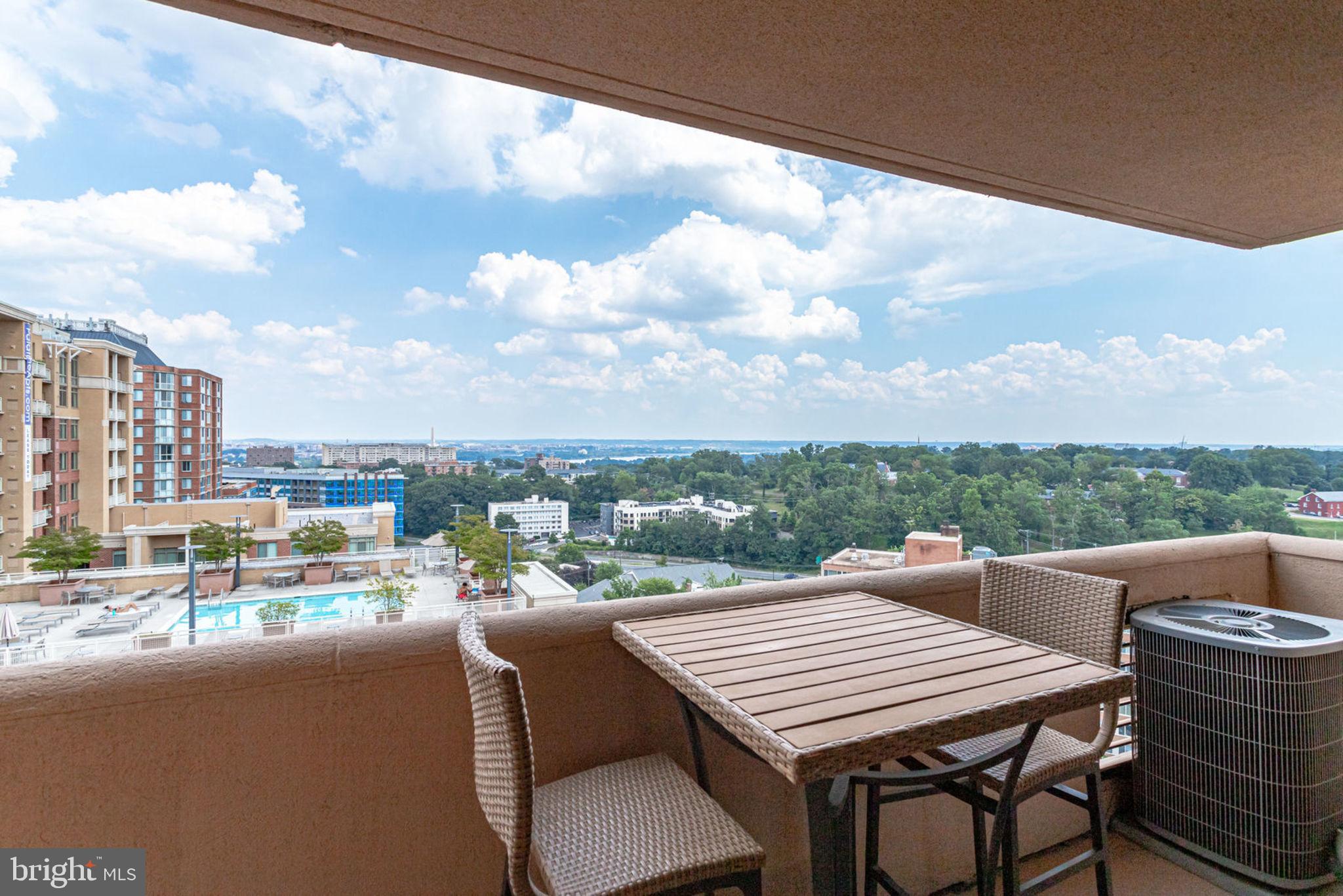 1301 North Courthouse Road, Unit 1506 Arlington, VA 22201 - Photo 31 of 46 Incredible view from condo's private balcony.