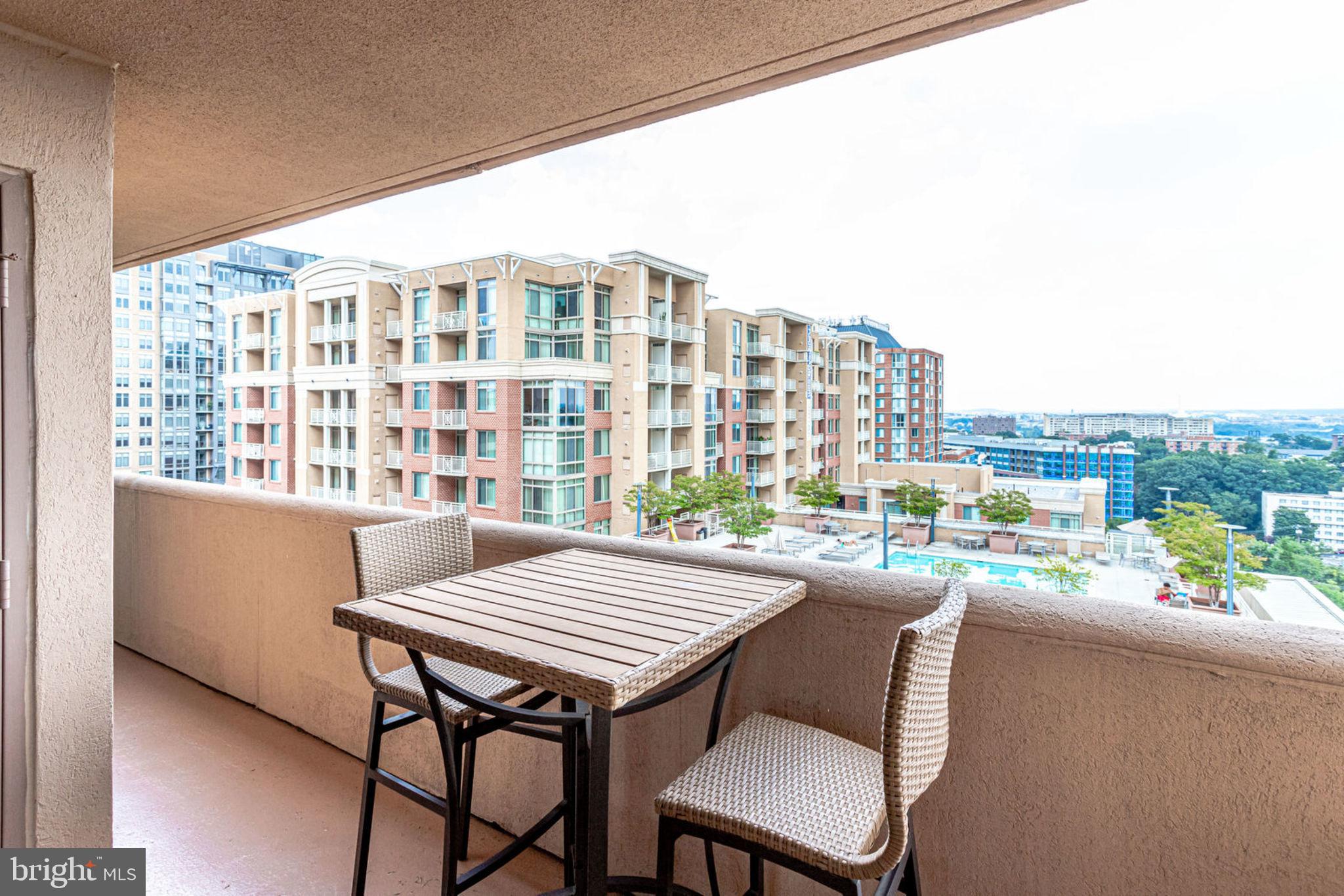1301 North Courthouse Road, Unit 1506 Arlington, VA 22201 - Photo 32 of 46 Incredible view from condo's private balcony.
