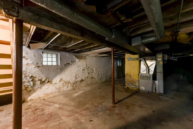 a view of water heater room