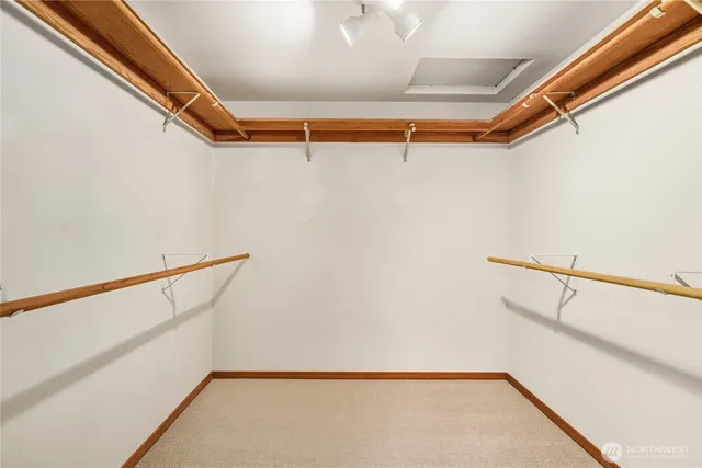 a view of walk in closet