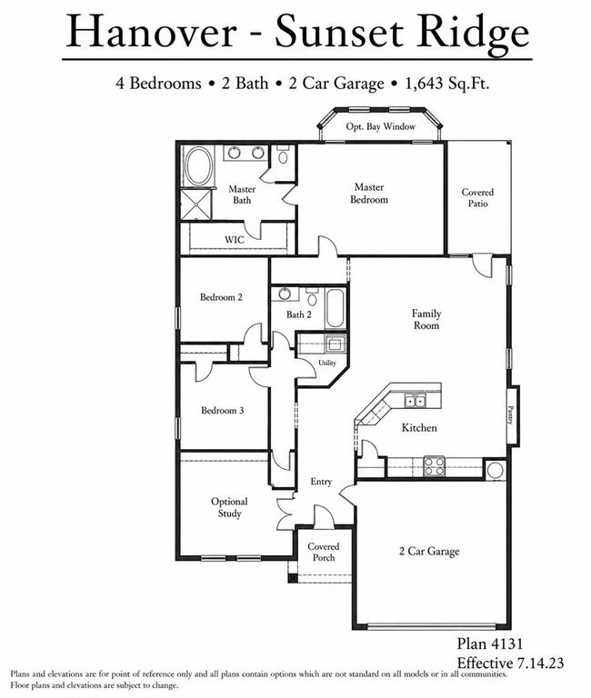 2436 Acacia Road Cleburne, TX 76031 - Photo 4 of 4 Floor plan