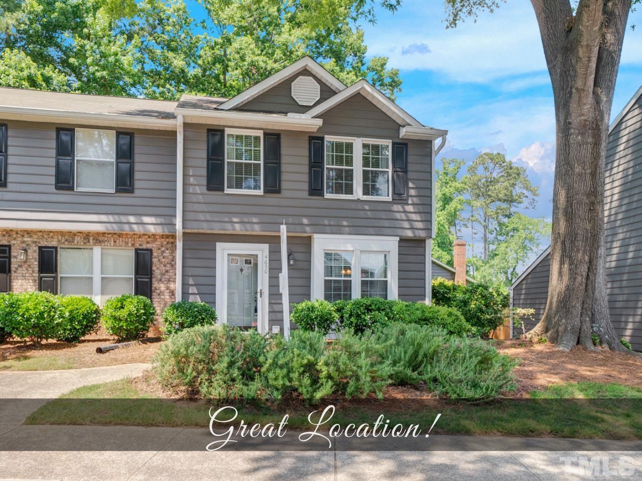 4650 Pine Trace Drive Raleigh, NC 27613 - Photo 1 of 26 a front view of a house with a yard