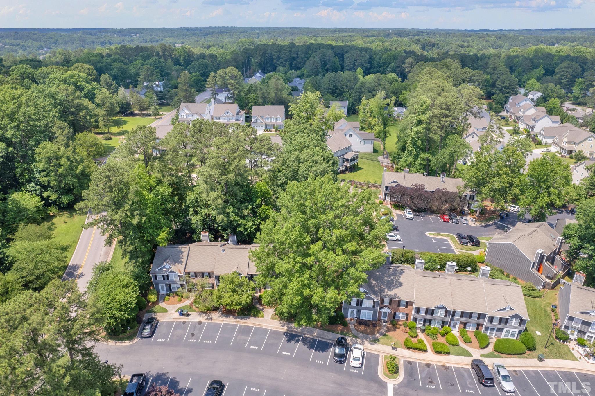 4650 Pine Trace Drive Raleigh, NC 27613 - Photo 24 of 26 an aerial view of multiple house