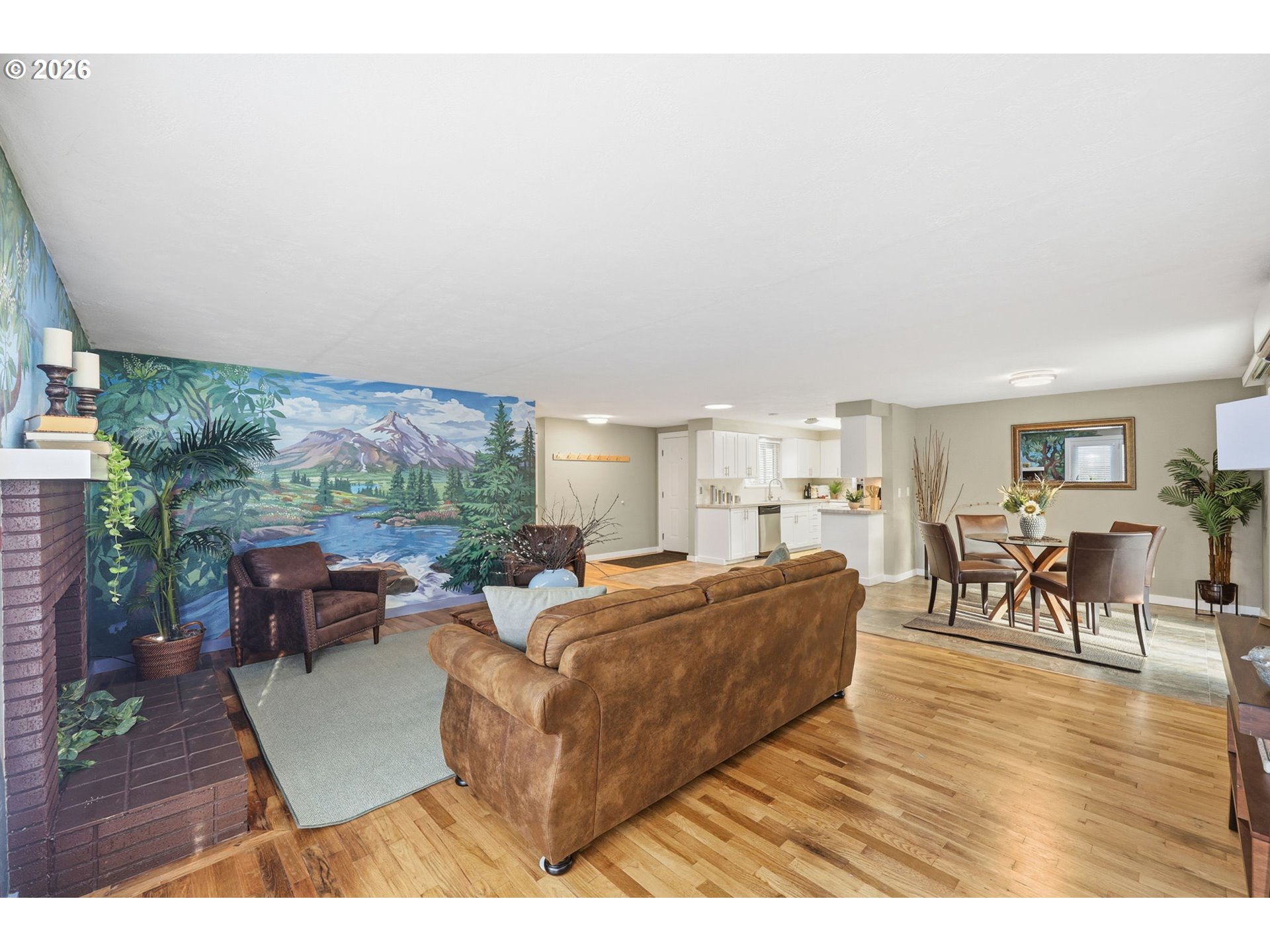 381 Marion Lane Eugene, OR 97404 - Photo 4 of 39 a living room with furniture and a wooden floor