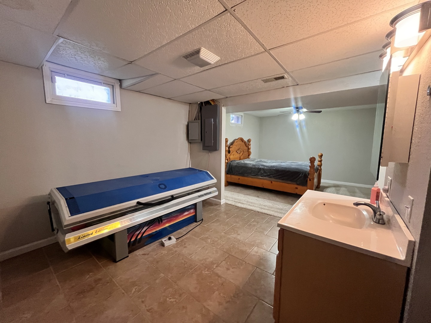 5488 Tick Ridge Road Grand Chain, IL 62941 - Photo 38 of 47 a bedroom with furniture and a air conditioner vent