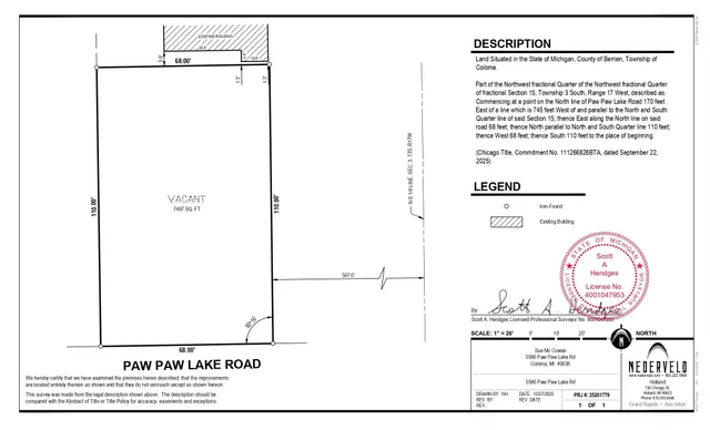 $40,000 | 5586 Paw Paw Lake Road, Coloma, MI 49038