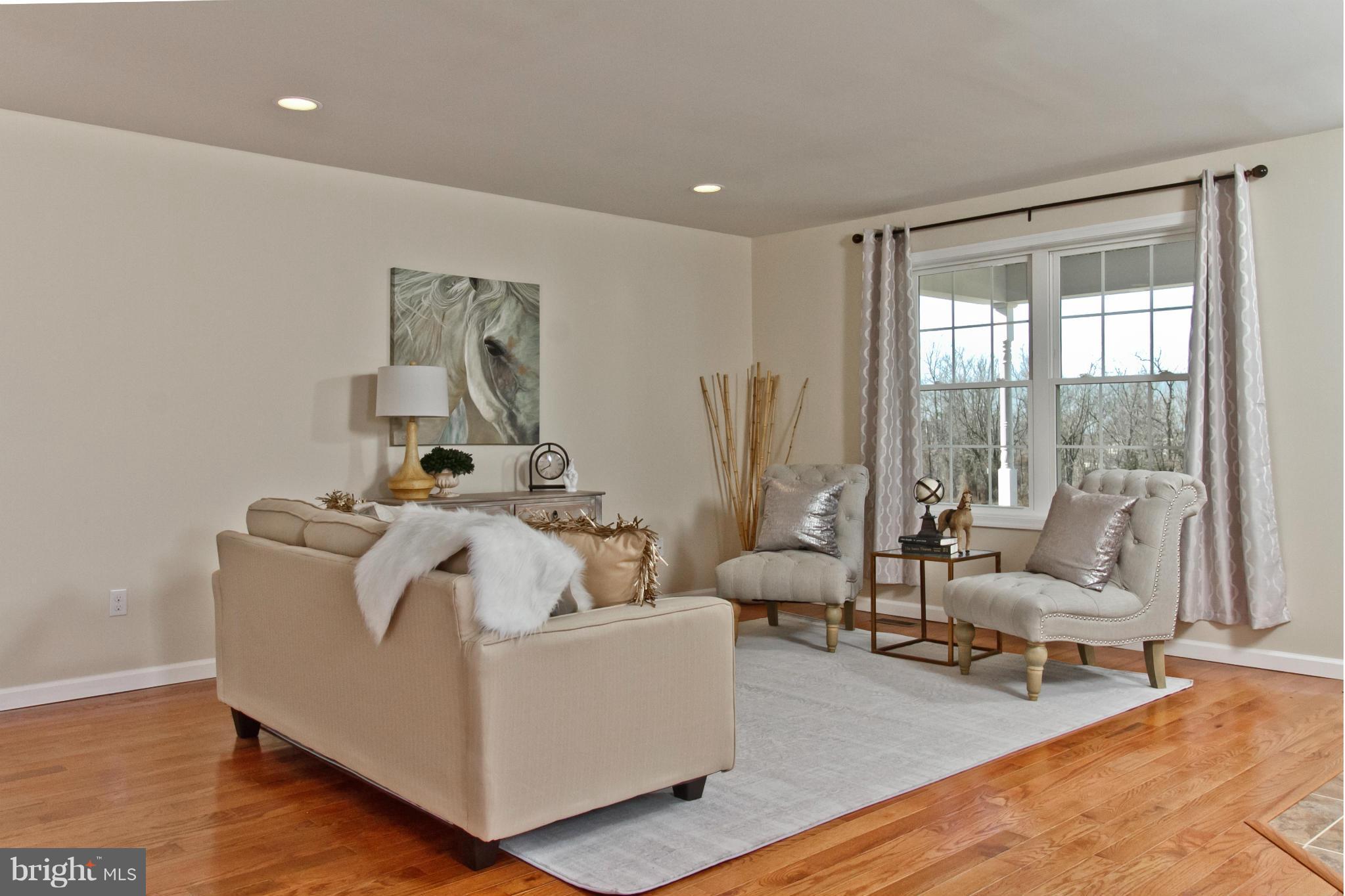 6243 Appletown Road Boonsboro, MD 21713 - Photo 3 of 30 Sunny Living Room w/HW Flooring