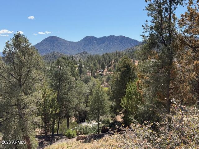 704 South Prestwick, Unit 140 Payson, AZ 85541 - Photo 38 of 59 a view of a town with mountains in the background