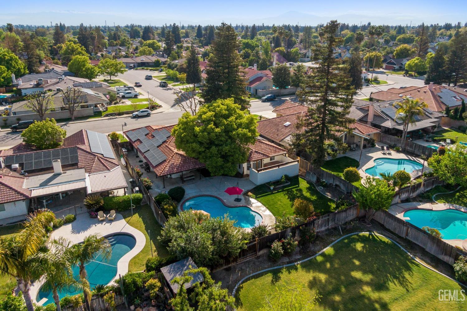 Undisclosed Address Bakersfield, CA 93311 - Photo 66 of 69 an aerial view of residential houses with outdoor space