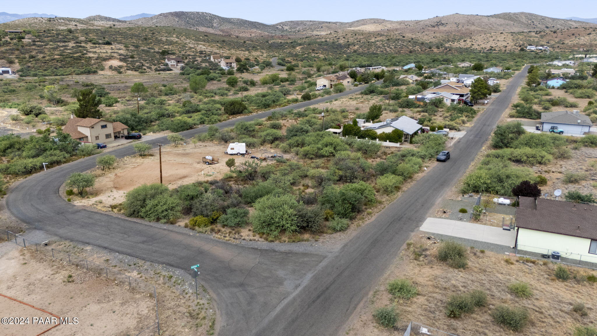 20283 East Lakeside Road Mayer, AZ 86333 - Photo 2 of 9 an aerial view of a house