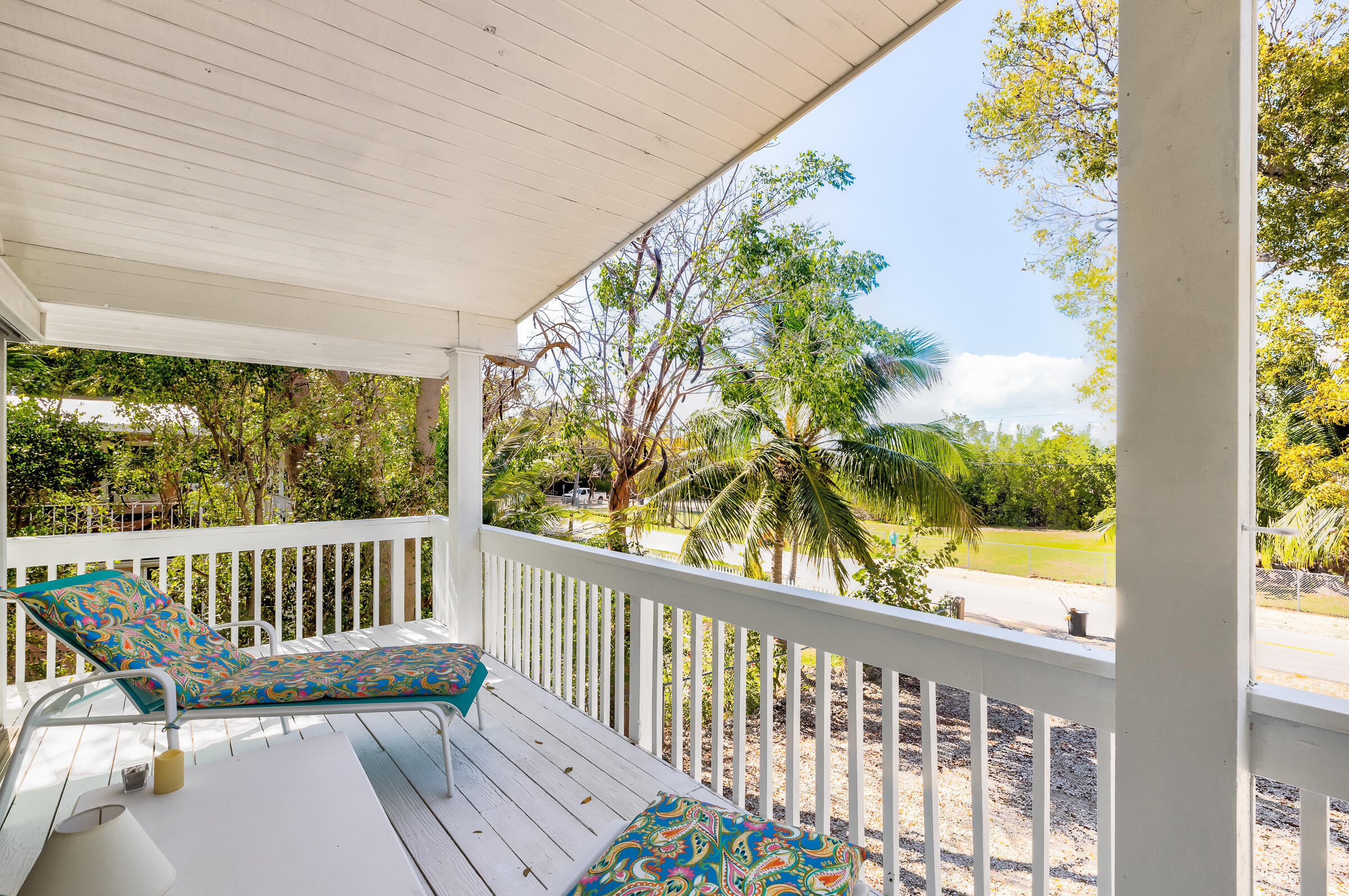 15 Sunset Road Key Largo, FL 33037 - Photo 46 of 58 a view of balcony with wooden floor