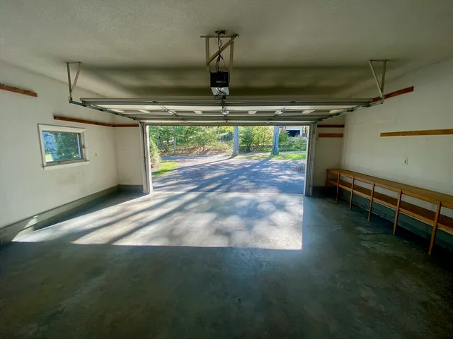a view of a room with storage