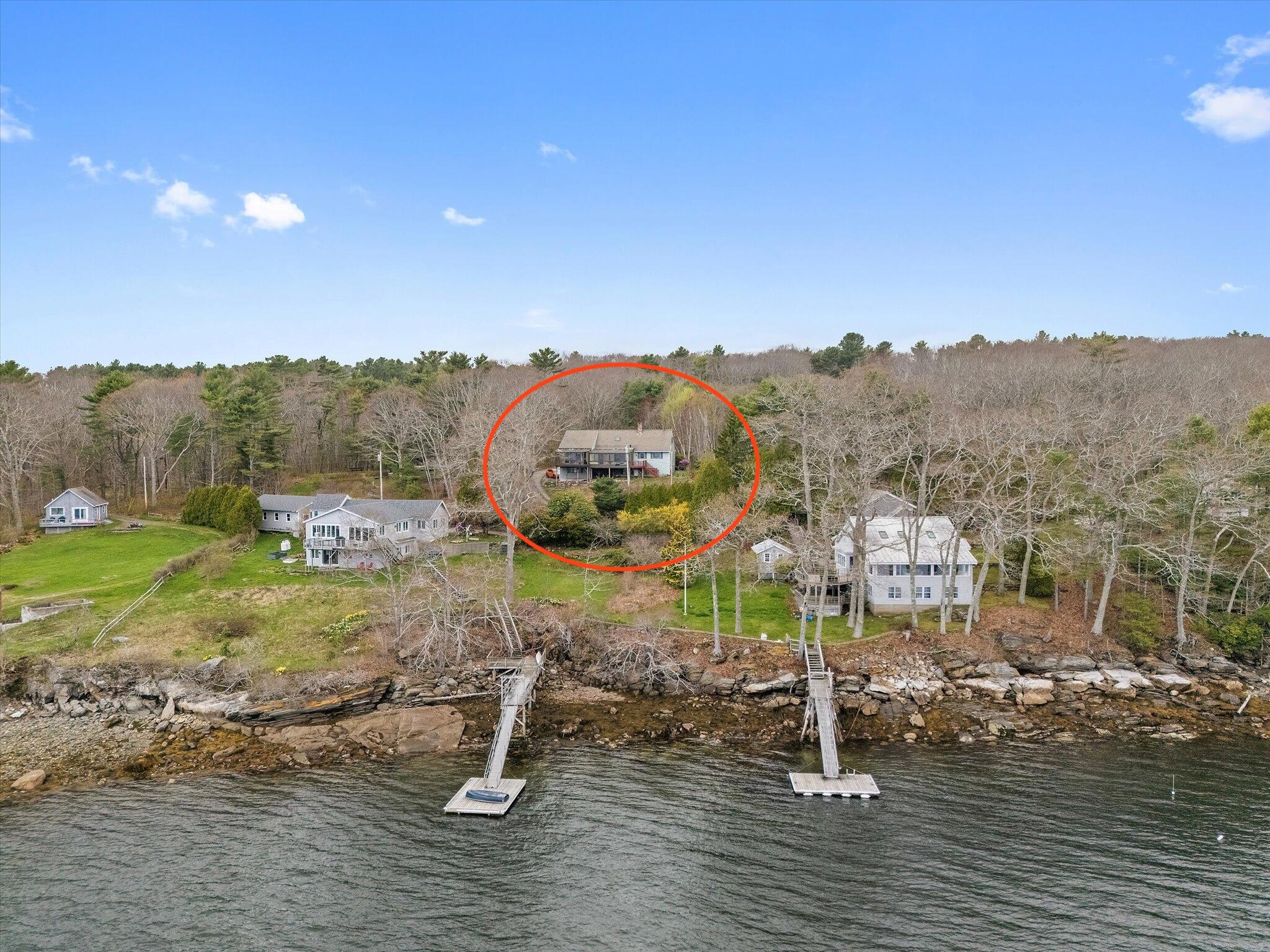 31 Hidden Lane Bremen, ME 04551 - Photo 5 of 54 aerial_shore_view