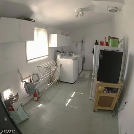 a room with storage and utility