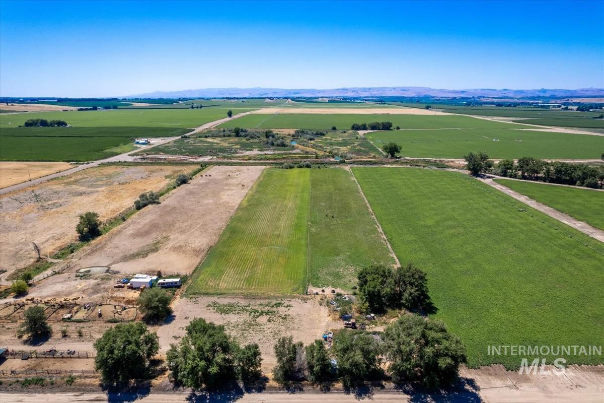 23743 Stephen Lane Parma, ID 83660 - Photo 13 of 34 Aerial view of sparsely populated area with extensive farmland