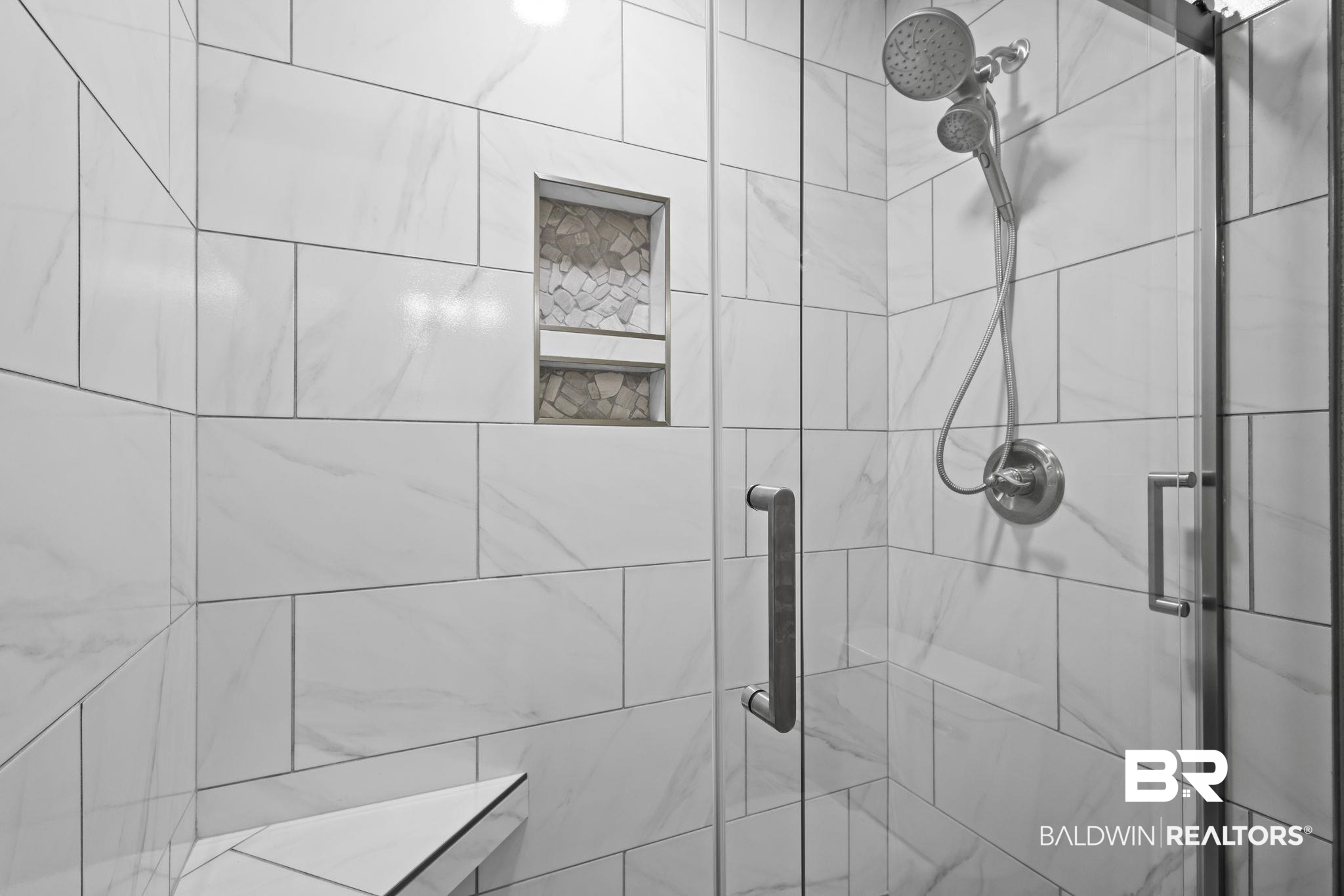 8781 Baptist Camp Road Elberta, AL 36530 - Photo 8 of 44 Bathroom featuring a tile shower