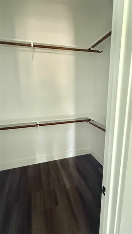 a view of a walk in closet