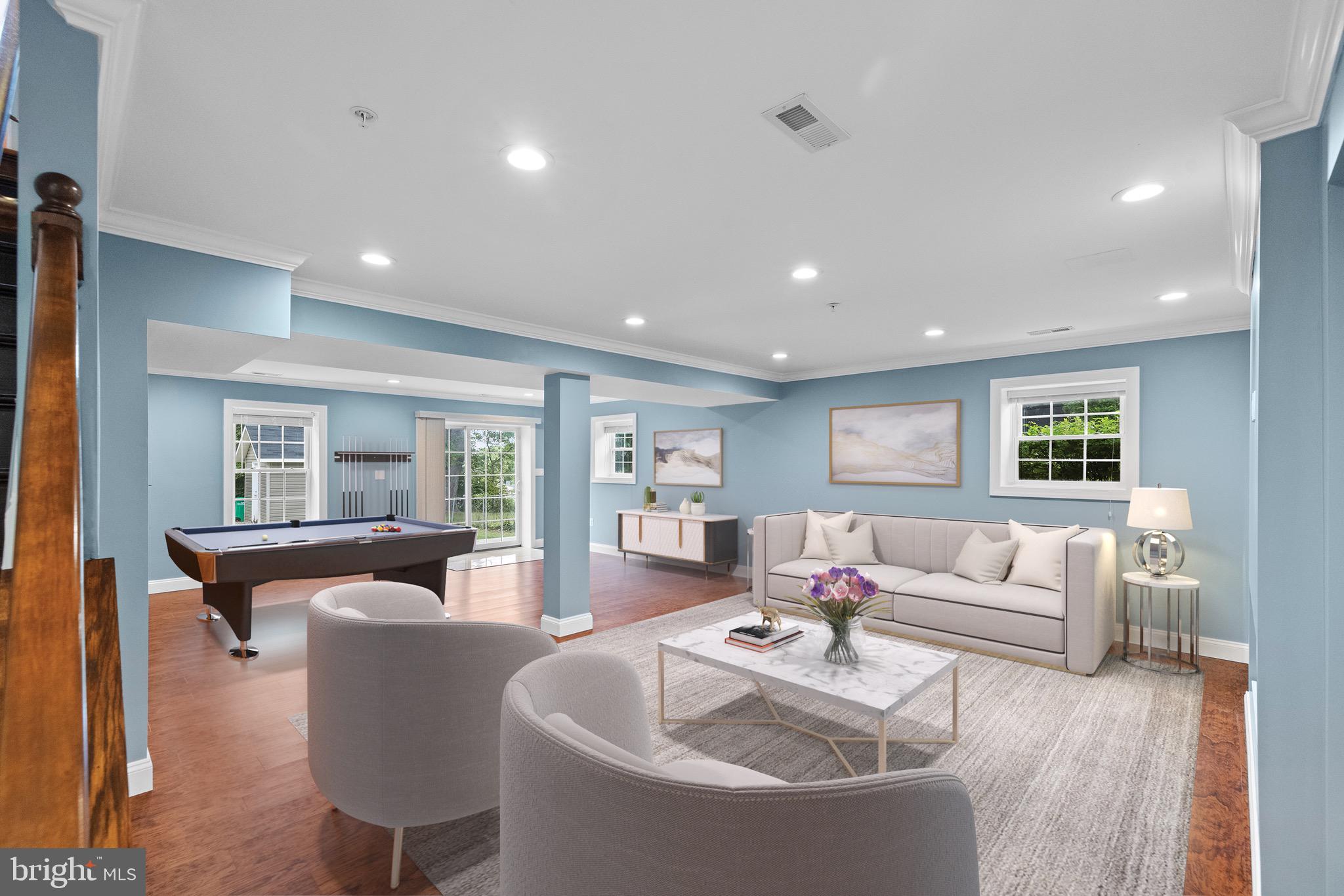 5402 Odell Road Beltsville, MD 20705 - Photo 5 of 69 a living room with fireplace furniture and a wooden floor