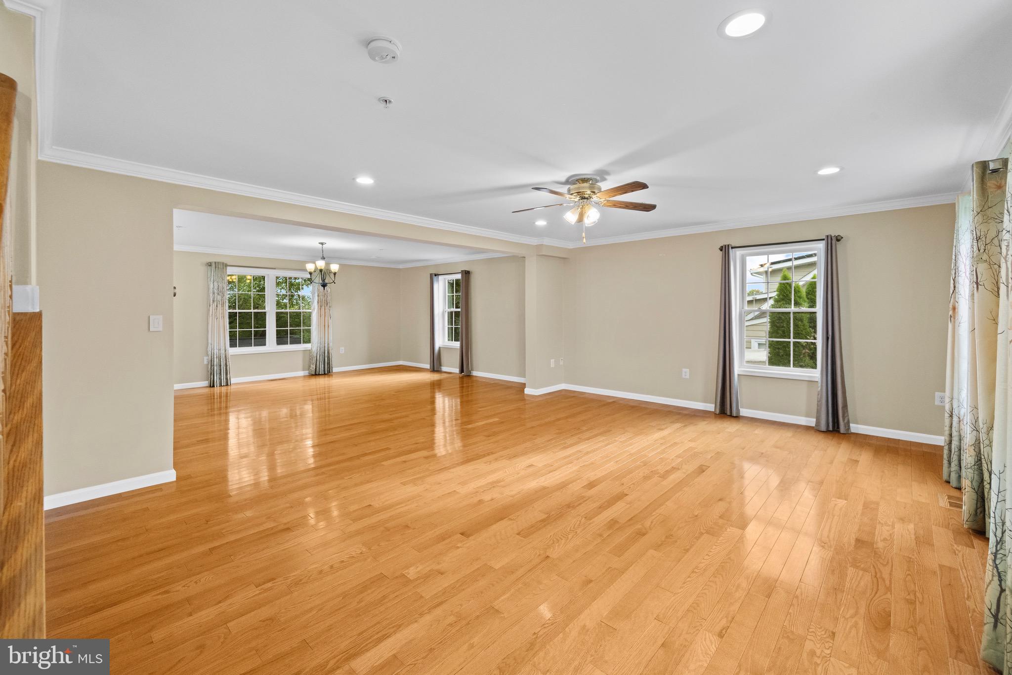5402 Odell Road Beltsville, MD 20705 - Photo 53 of 69 a view of empty room with wooden floor and fan