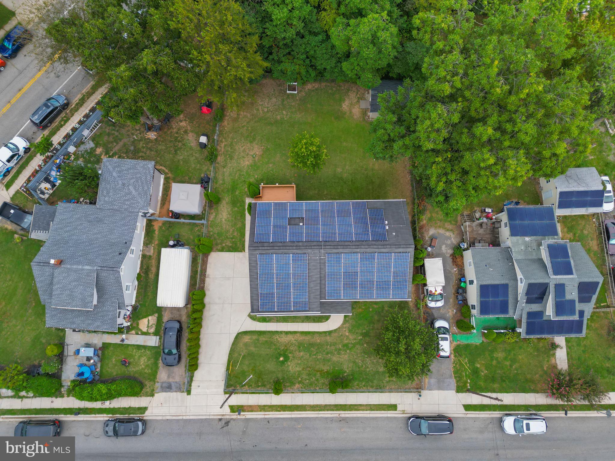 5402 Odell Road Beltsville, MD 20705 - Photo 61 of 69 an aerial view of a house with garden space and street view