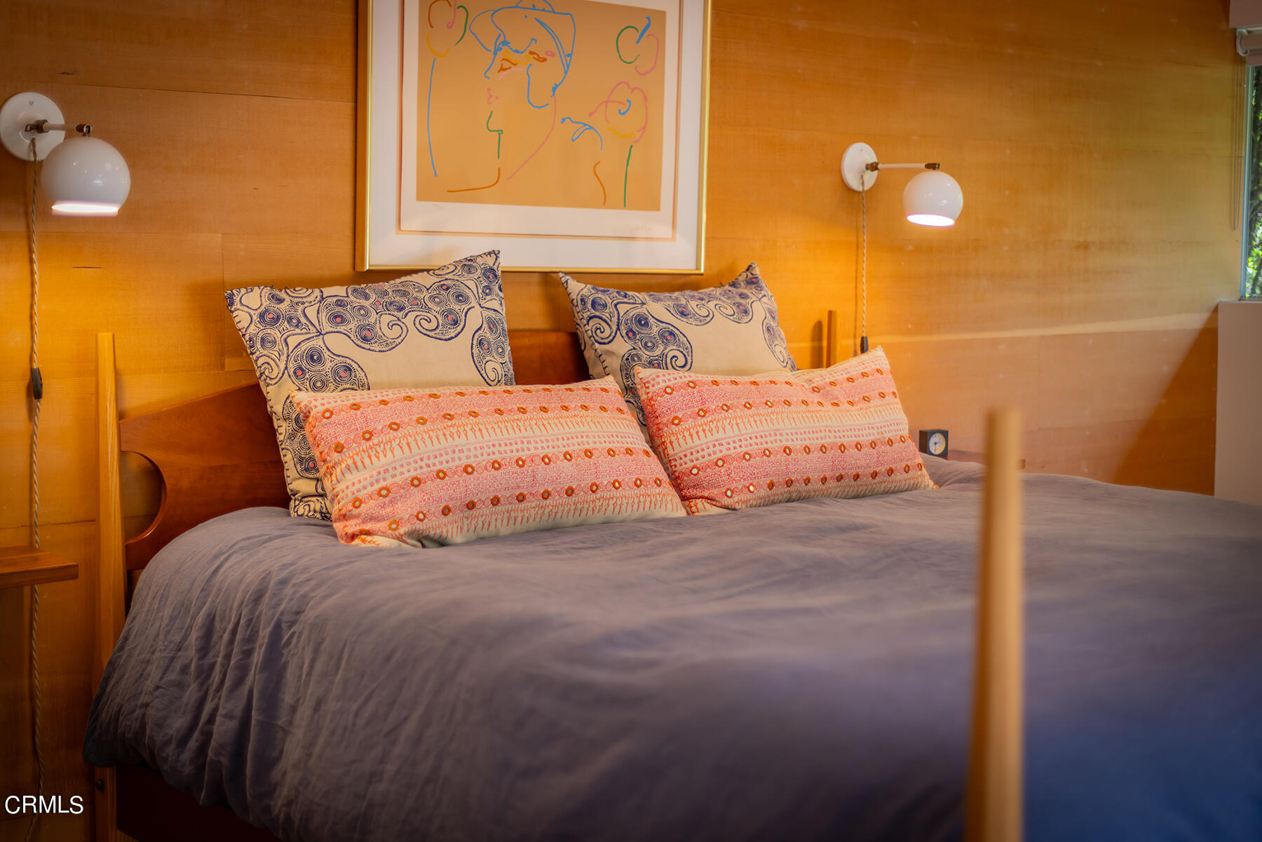 712 Cuyama Road Ojai, CA 93023 - Photo 30 of 50 a bed sitting in a bedroom next to a window