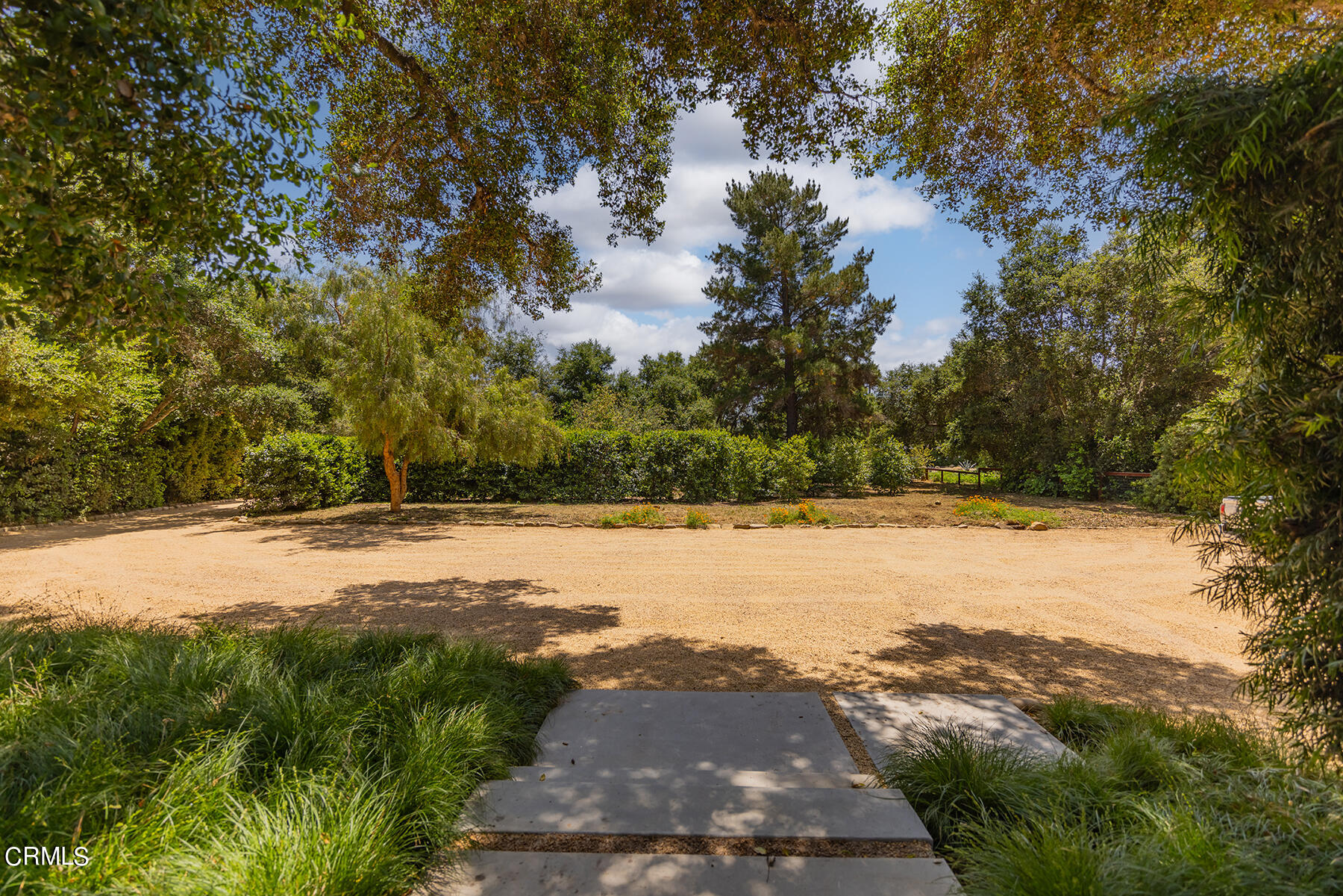712 Cuyama Road Ojai, CA 93023 - Photo 47 of 50 a view of a yard with an outdoor space