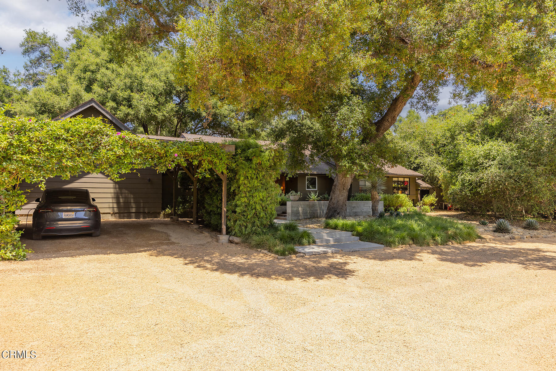 712 Cuyama Road Ojai, CA 93023 - Photo 48 of 50 a view of a car parked in front of a house
