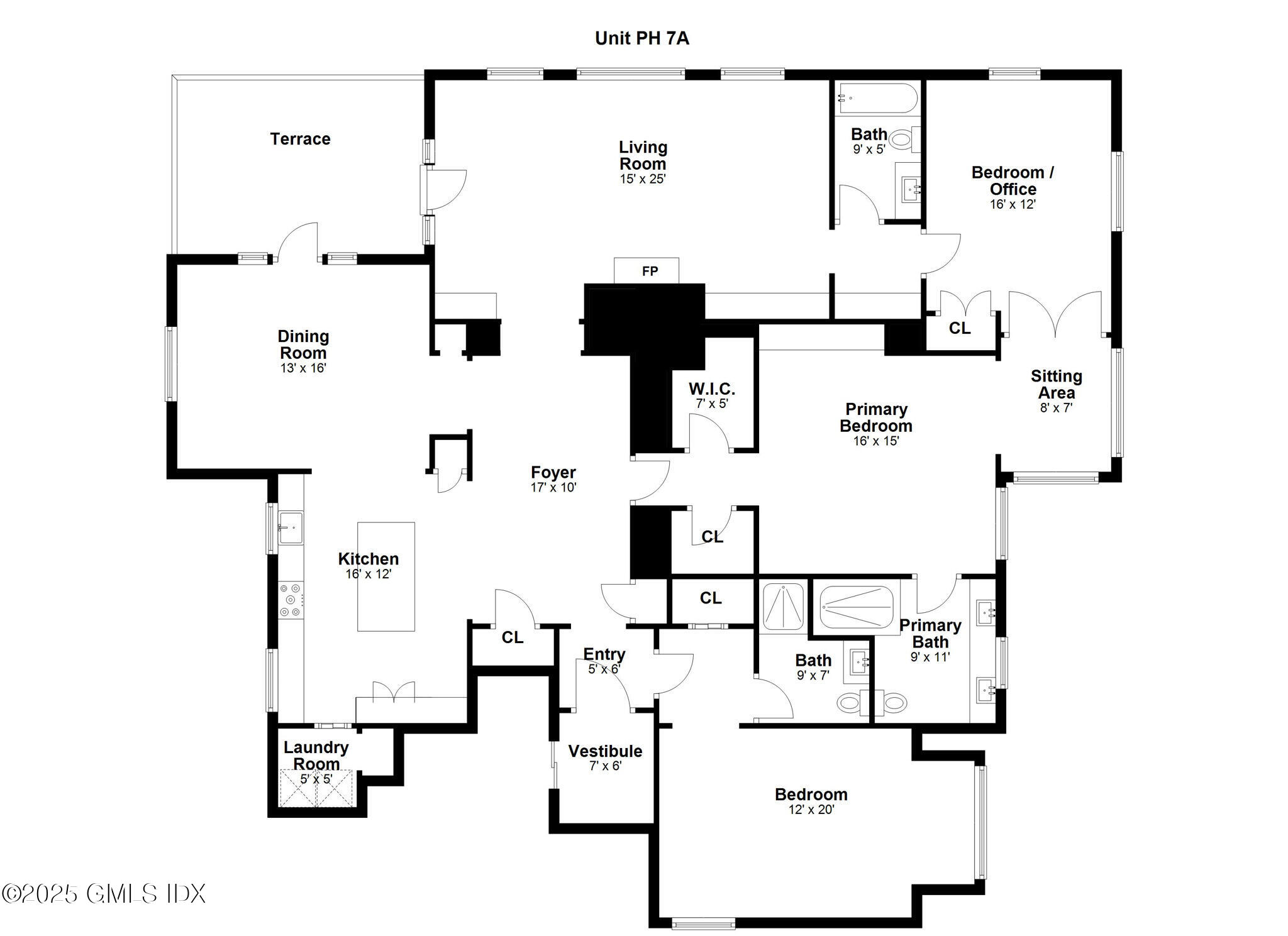 4 Lafayette Court, Unit PH Greenwich, CT 06830 - Photo 40 of 40 floor plan 4 lafayette court