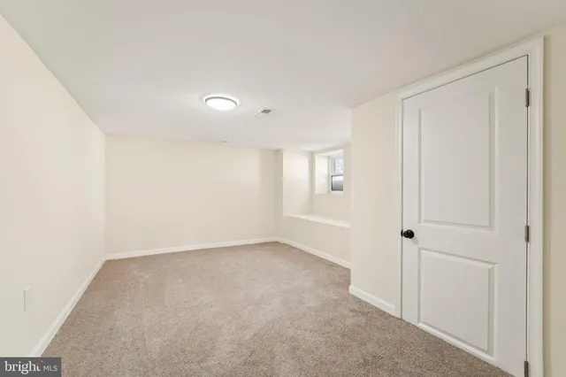 a view of an empty room