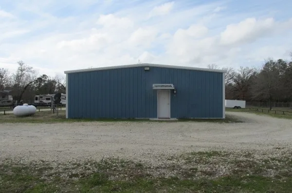 a backyard of a house