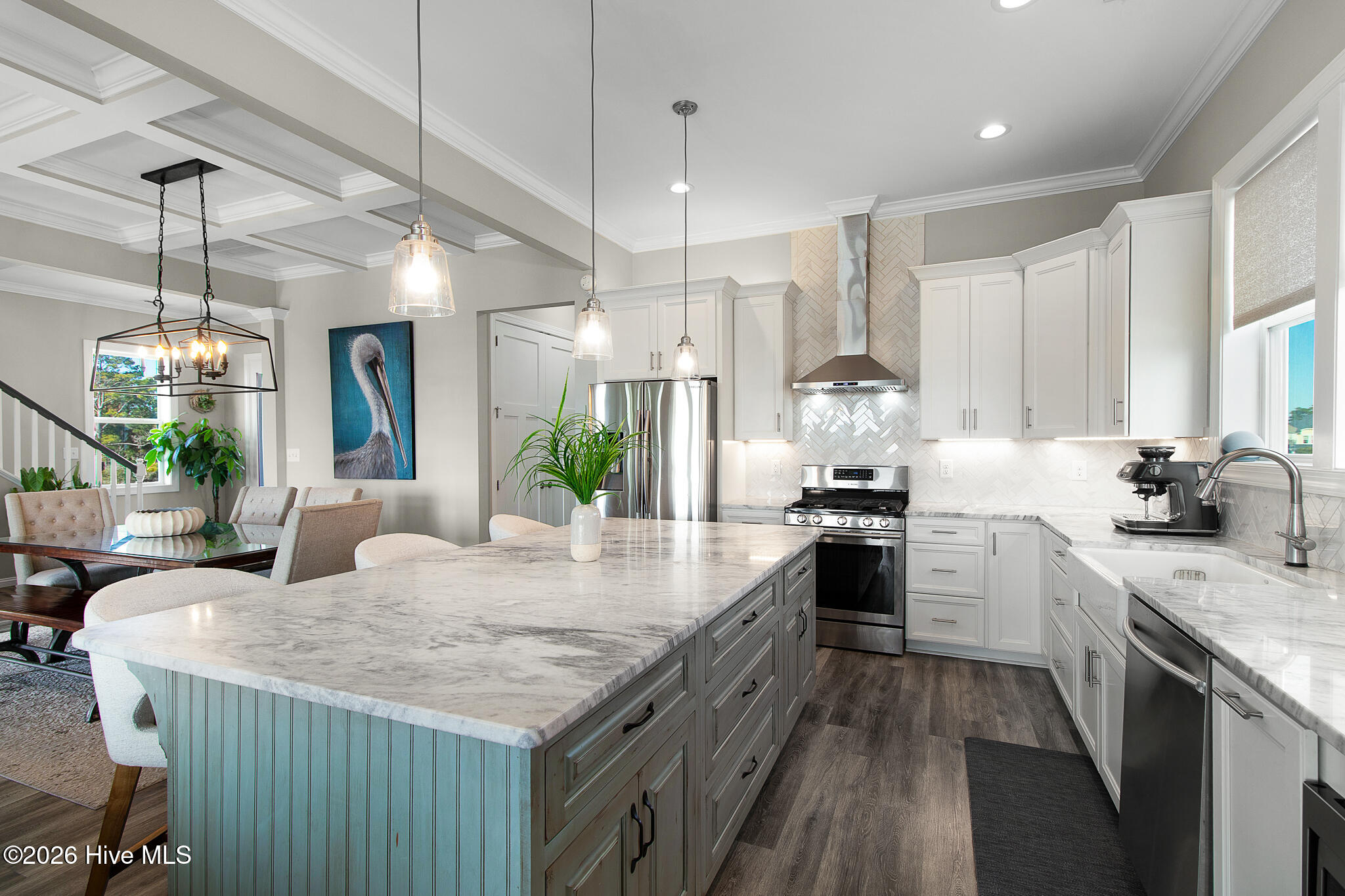 525 Sanders Creek Road Newport, NC 28570 - Photo 16 of 71 Kitchen with custom island