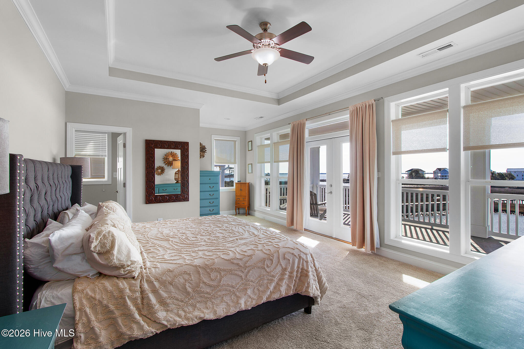 525 Sanders Creek Road Newport, NC 28570 - Photo 23 of 71 Primary suite with creek views