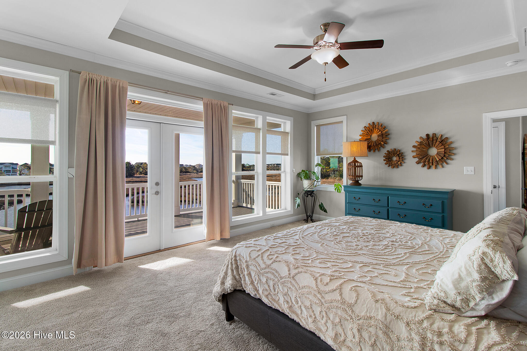 525 Sanders Creek Road Newport, NC 28570 - Photo 6 of 71 Primary suite with creek views