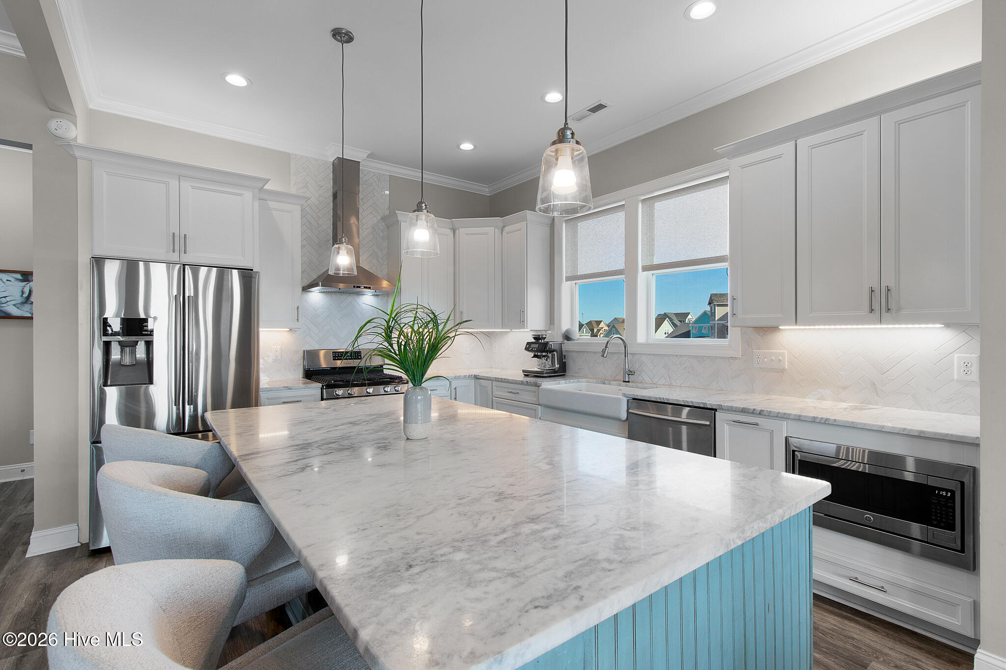 525 Sanders Creek Road Newport, NC 28570 - Photo 8 of 71 Kitchen with custom island