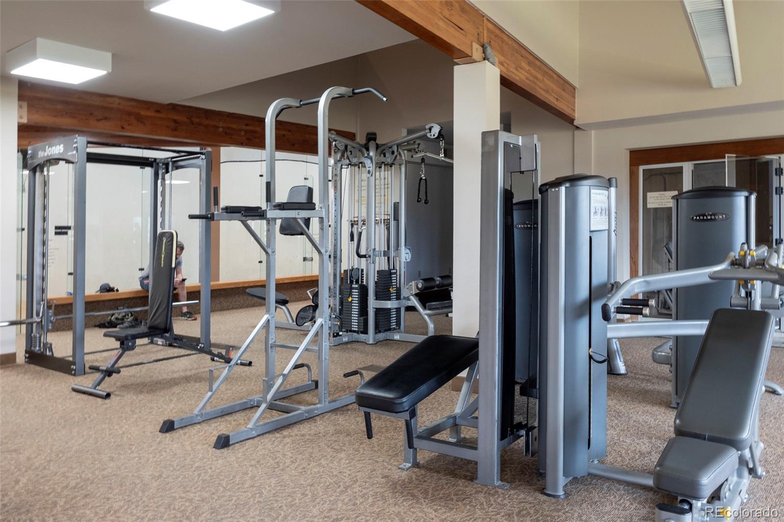 83 County Road, Unit F7 Fraser, CO 80442 - Photo 20 of 20 a view of a room with gym equipment