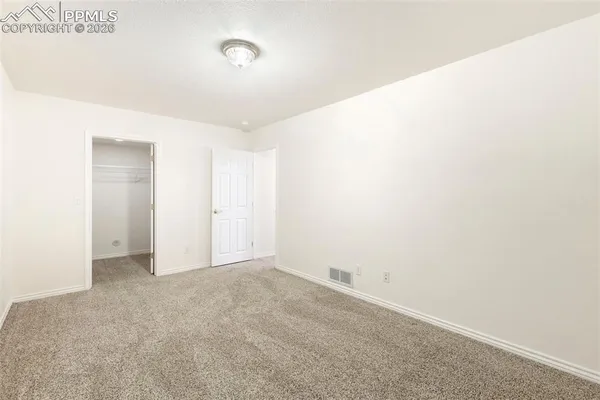 a view of an empty room