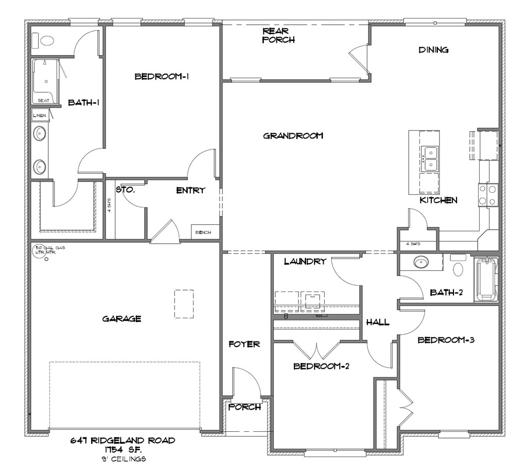 647 Ridgeland Road Dothan, AL 36301 - Photo 2 of 2 Floor plan